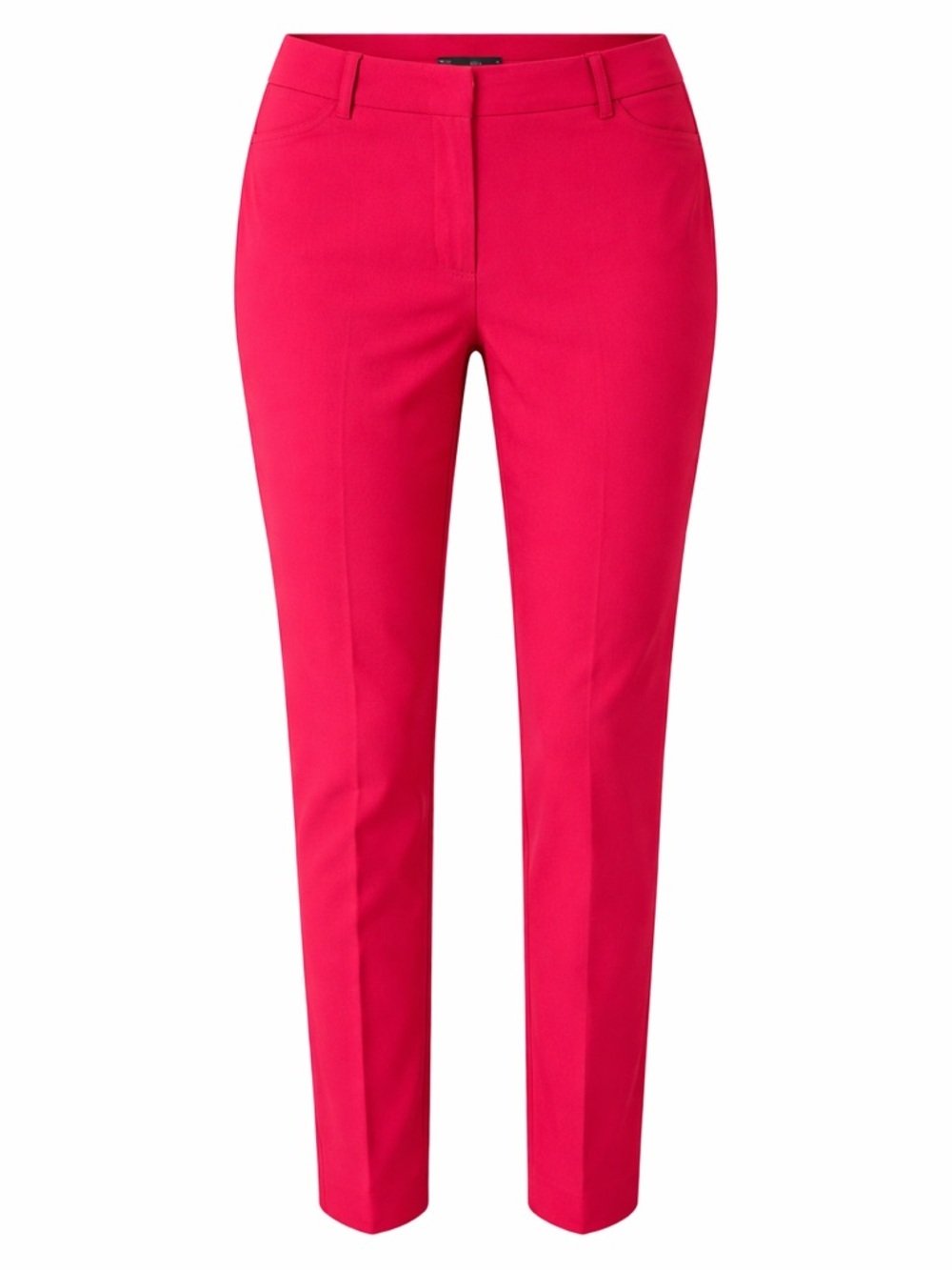 White House Black Market Raspberry Pink Slim Ankle Pants Size 4 High Rise Career